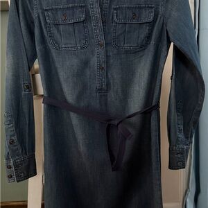 Tommy Hilfiger Denim Mini Dress with Belt